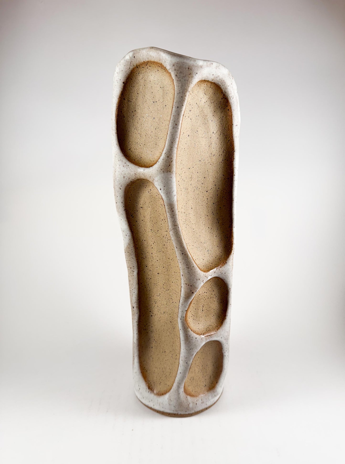 Tafoni Vase: Stone