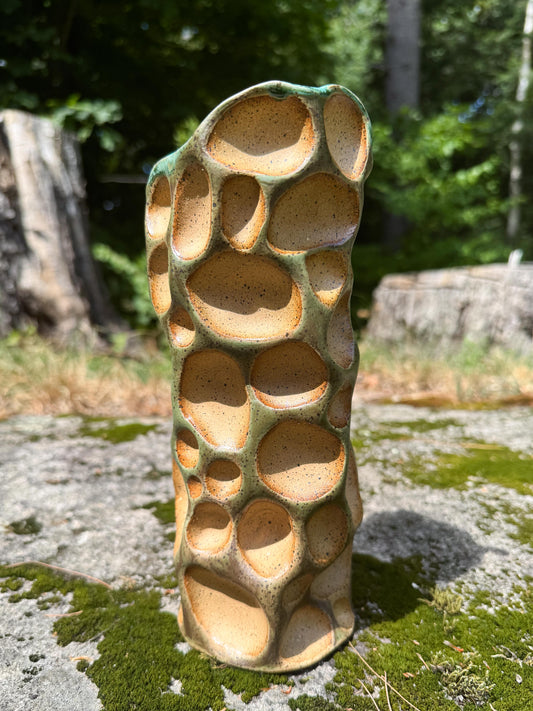 Narrow Tafoni Vase